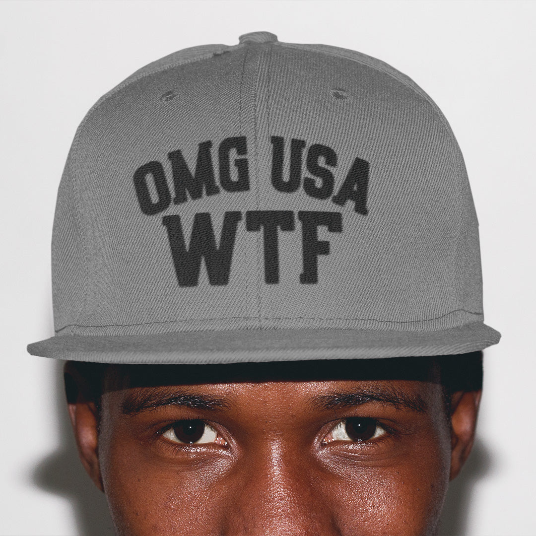 OMGUSAWTF Flat Bill Snapback