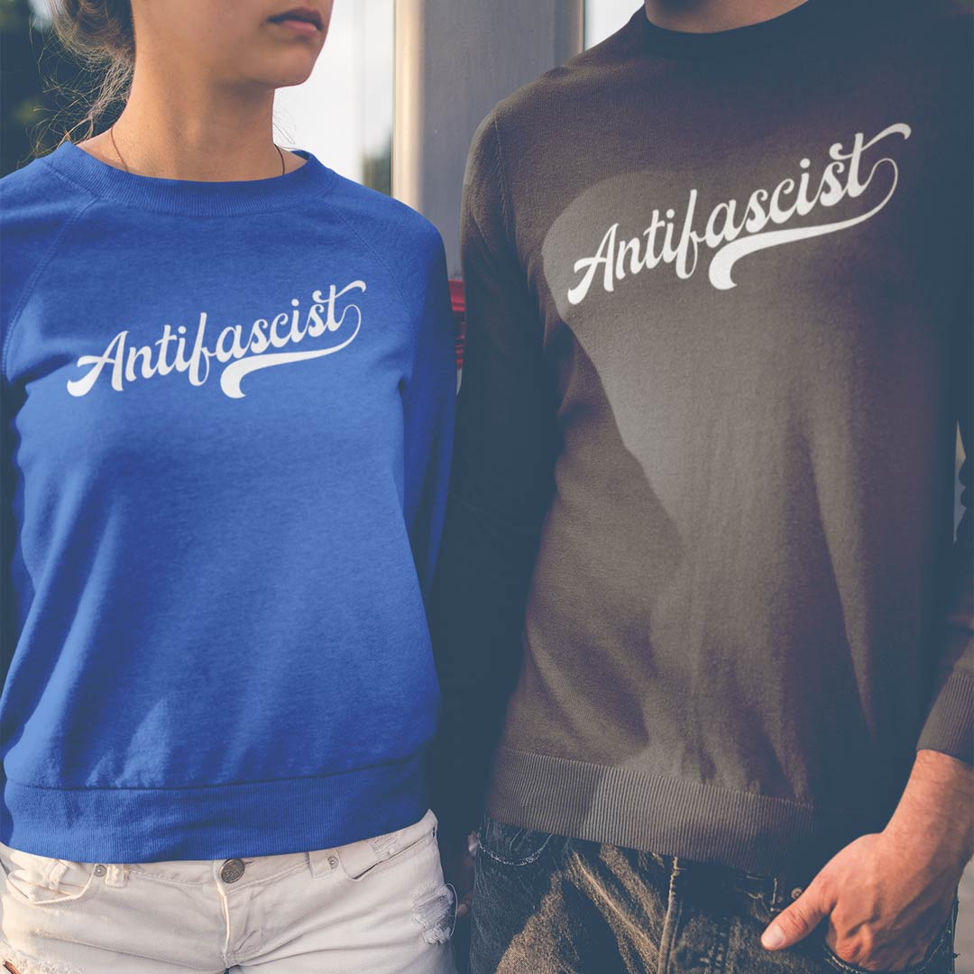 Antifascist Unisex Crewneck Sweatshirt